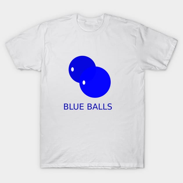 Blue Balls T-Shirt by julianlab